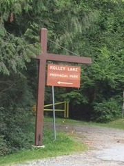 Rolley lake Sign