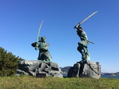 巌流島決闘彫像１