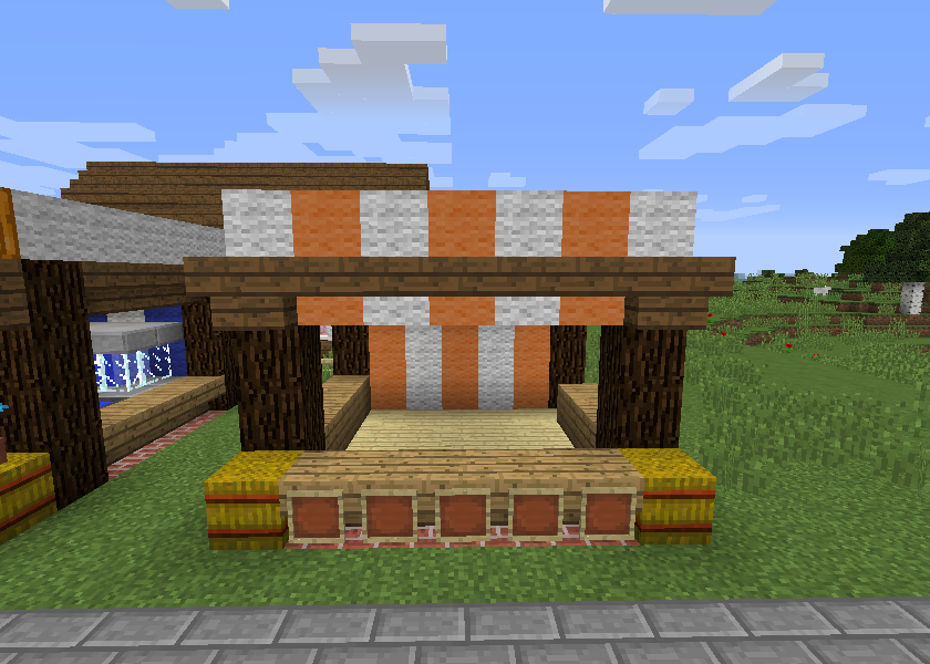 建築する 3 商店街を作る In Minecraft