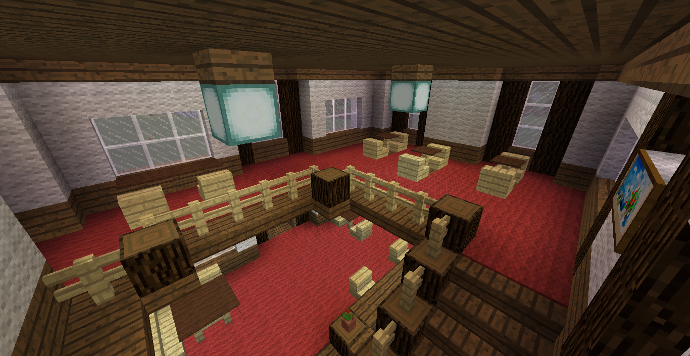 建築する 7 村人が夜になると集う 酒場 を建築 In Minecraft