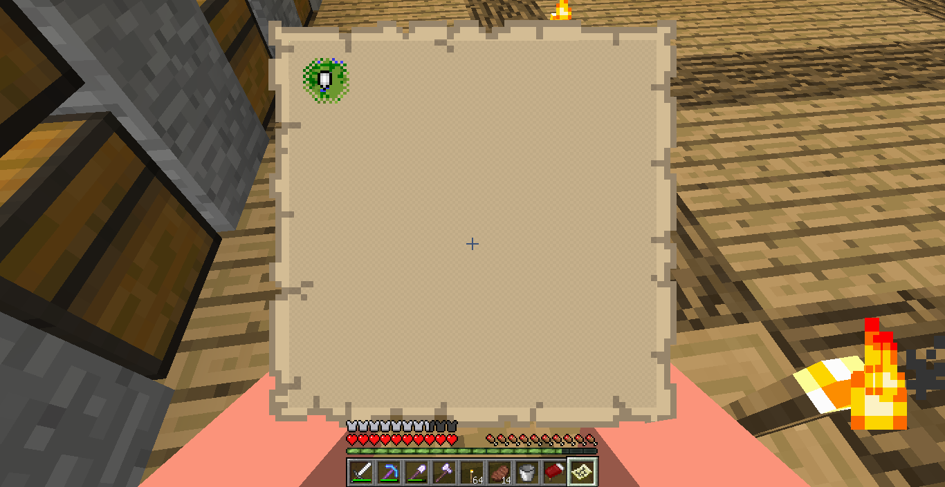 サバイバルする 地図を埋めてく In Minecraft