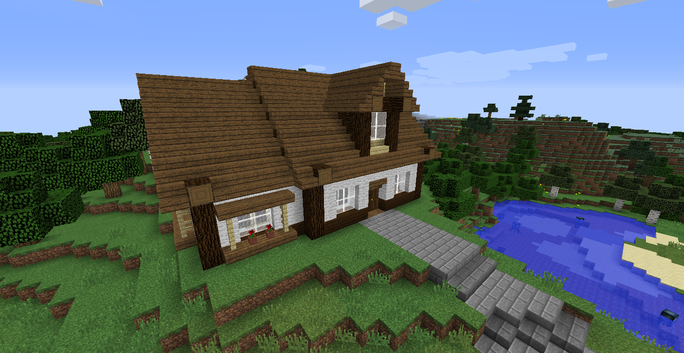 建築する 4 村長のおうちを建築 In Minecraft