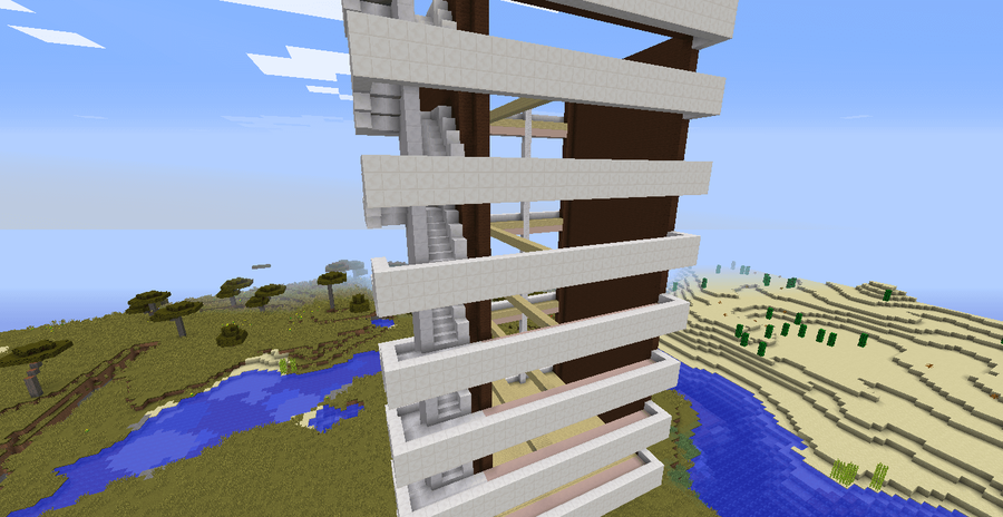 Minecraft 10 アカシアシティにマンションを建築する クリエイティブ In Minecraft