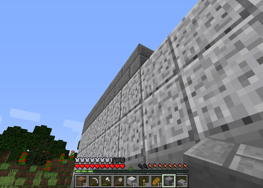 サバイバルする 8 塀で囲んでできあがり In Minecraft サバイバルする 8 塀で囲んでできあがり In Minecraft