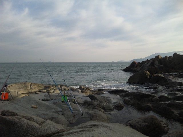 １ ２８ 宮津奈具海岸釣行 Crack25
