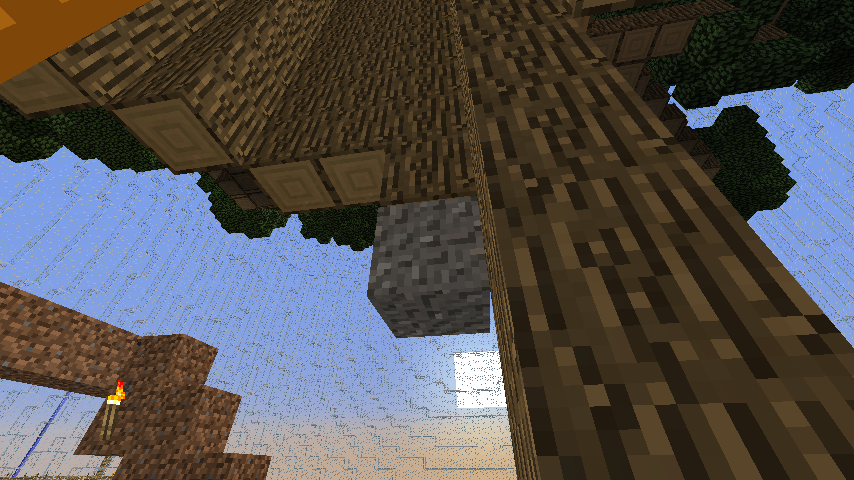 球体世界を作ってみる22 ブロッコリー編５ Minecraft クラフト生活記