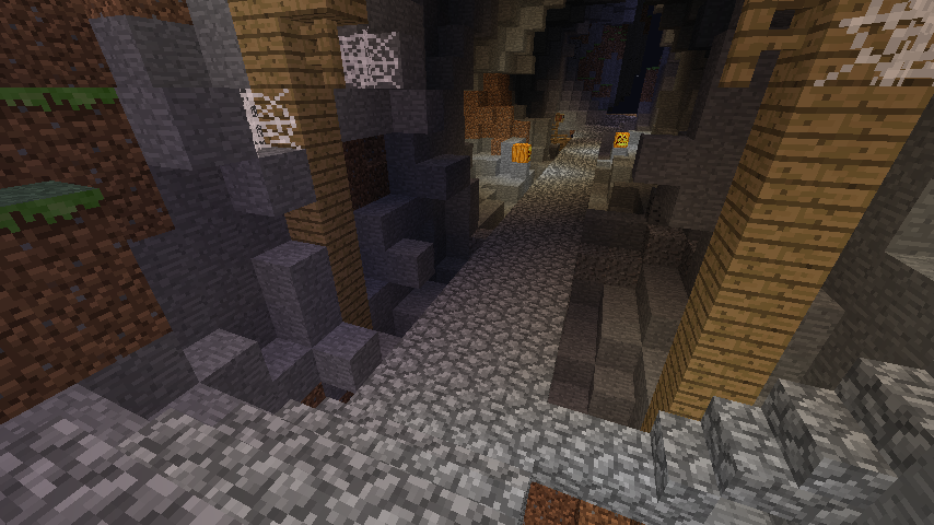 炭鉱山っぽい穴を掘ってみる２４ Minecraft クラフト生活記