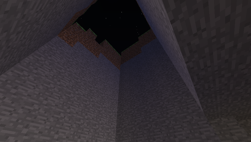 炭鉱山っぽい穴を掘ってみる４ Minecraft クラフト生活記