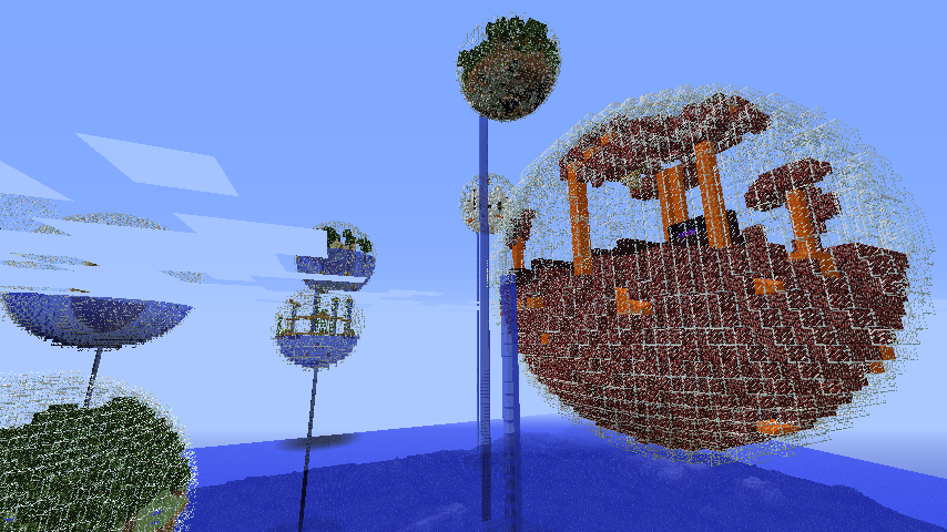 道と道路の整備 球体世界のゲート１ Minecraft クラフト生活記