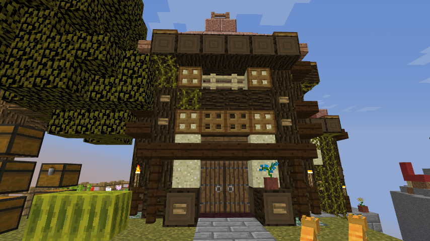 マルチ鯖で生活中6 ゲートの小屋 完成 Minecraft クラフト生活記 マルチ鯖で生活中6 ゲートの小屋 完成 Minecraft クラフト生活記