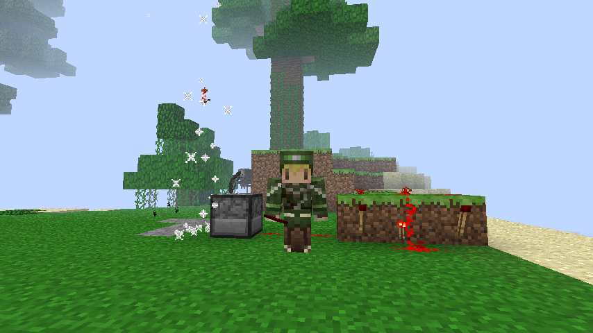 ひとり花火大会 Minecraft クラフト生活記