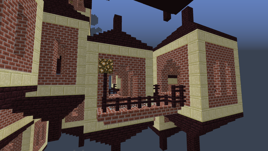 ファンタジーな建物を造ってみる３ Minecraft クラフト生活記