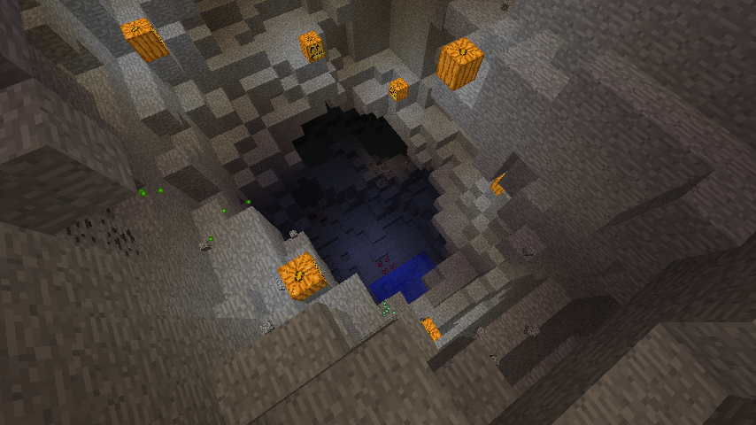 炭鉱山っぽい穴を掘ってみる５ Minecraft クラフト生活記