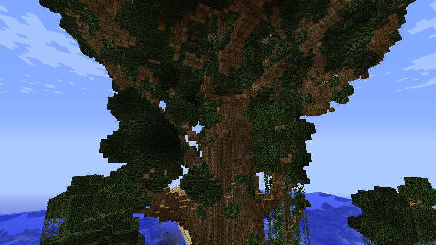 巨木を作る ２本目 ４ ひたすら迷い中 Minecraft クラフト生活記