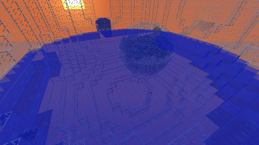 球体世界を作ってみる 水球体 Minecraft クラフト生活記