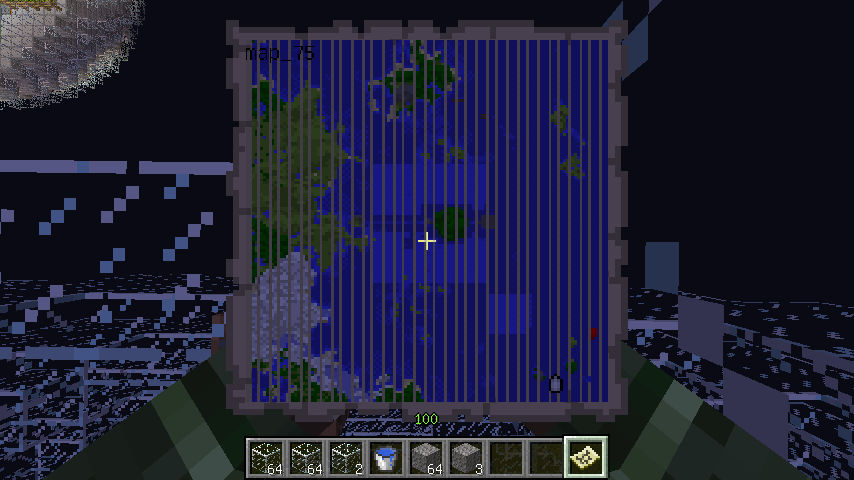 球体世界を作ってみる ネザー風の何か Minecraft クラフト生活記