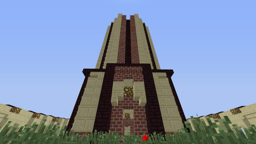 ファンタジーな建物を造ってみる２ Minecraft クラフト生活記