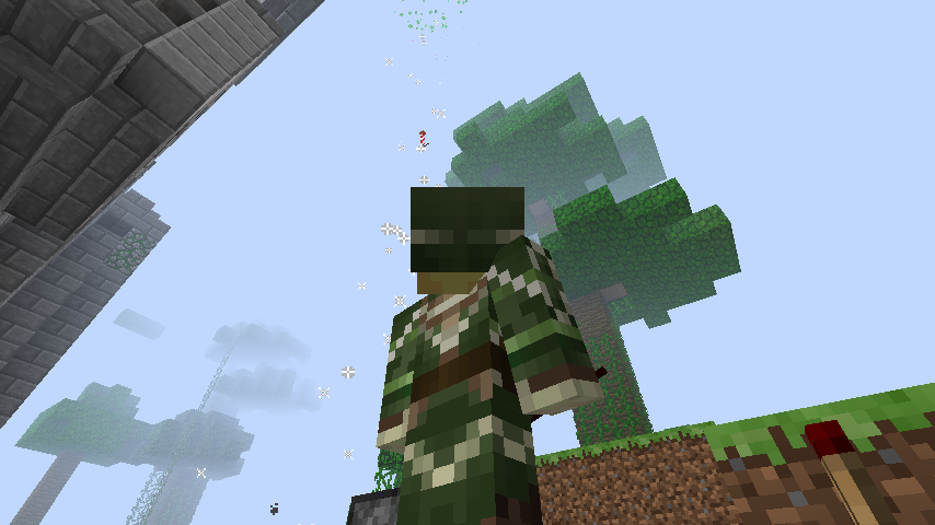 ひとり花火大会 Minecraft クラフト生活記