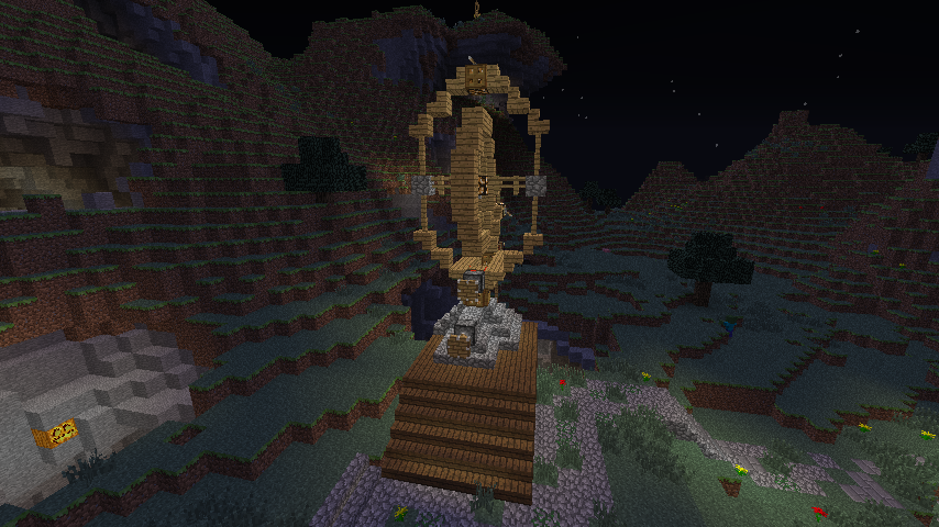 炭鉱山っぽい穴を掘ってみる１２ Minecraft クラフト生活記