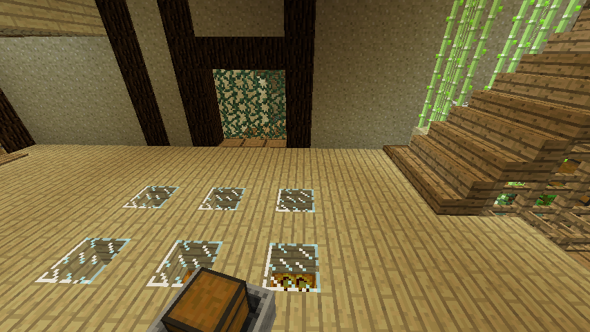 自宅に芋と人参の畑を増設する Minecraft クラフト生活記