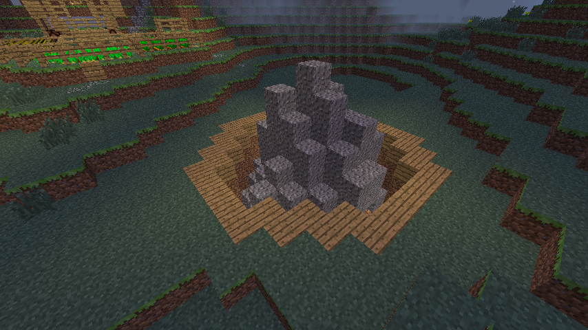 炭鉱山っぽい穴を掘ってみる１６ Minecraft クラフト生活記