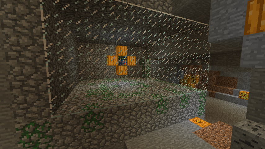 廃坑をくりぬき中 再び 13 Minecraft クラフト生活記