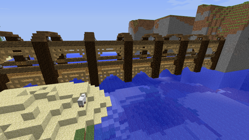 造園大地と絶壁建築３ Minecraft クラフト生活記
