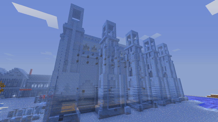 氷の建物にチャレンジ 9 Minecraft クラフト生活記 氷の建物にチャレンジ 9 Minecraft クラフト生活記