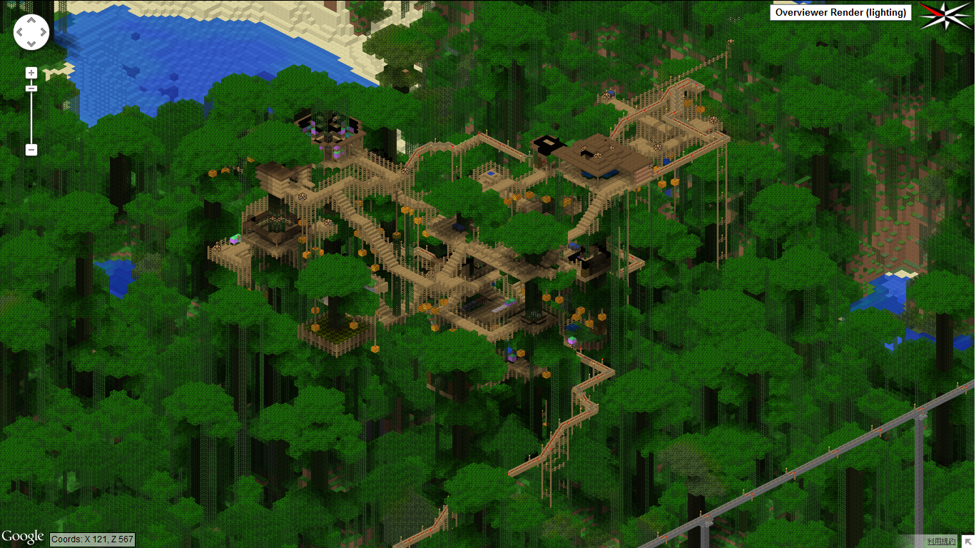 ジャングルで快適生活したい Minecraft クラフト生活記