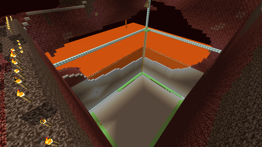 マルチ鯖で生活中50 ﾈｻﾞｰ沸きつぶしくりぬき生活２ Minecraft クラフト生活記