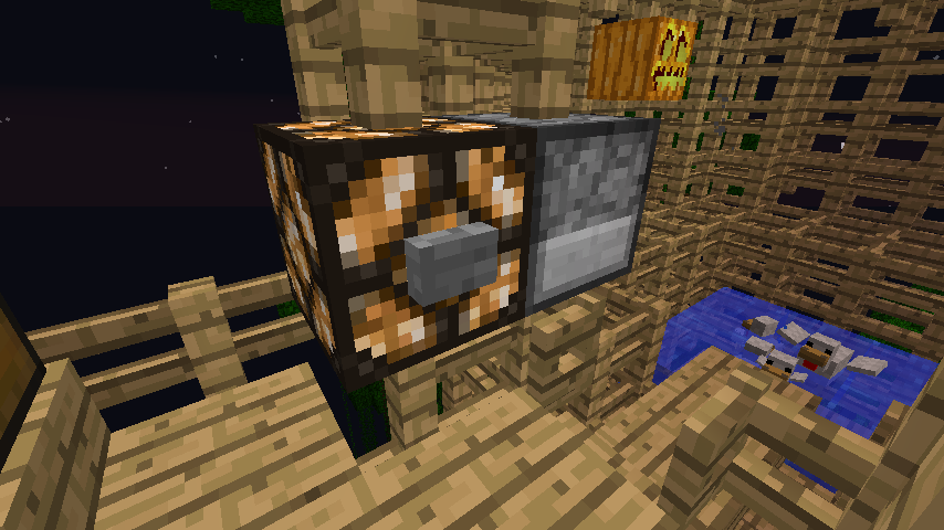 ジャングルで快適生活したい１１ その後の鳥の巣が Minecraft クラフト生活記