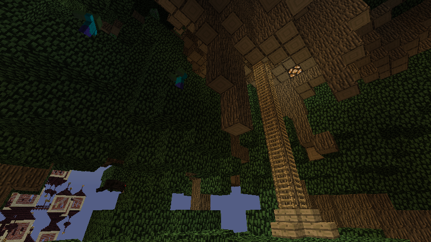 巨木を作る ２本目 ８ Minecraft クラフト生活記