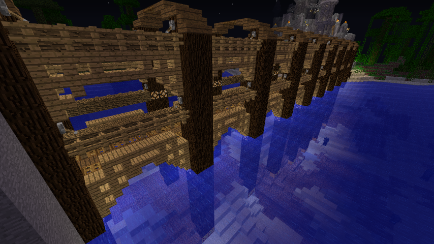 造園大地と絶壁建築３ Minecraft クラフト生活記