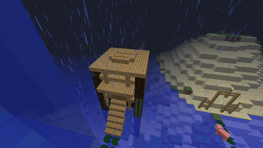 Minecraft クラフト生活記 城