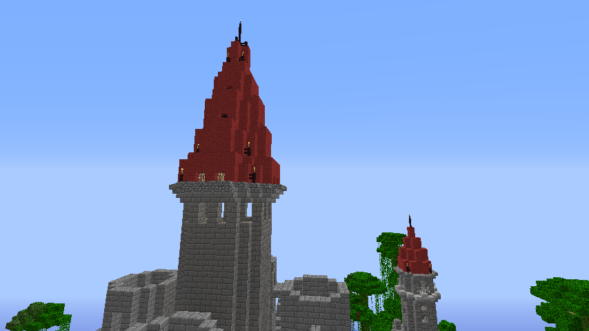 城塞風の建造物を造りたい Minecraft クラフト生活記