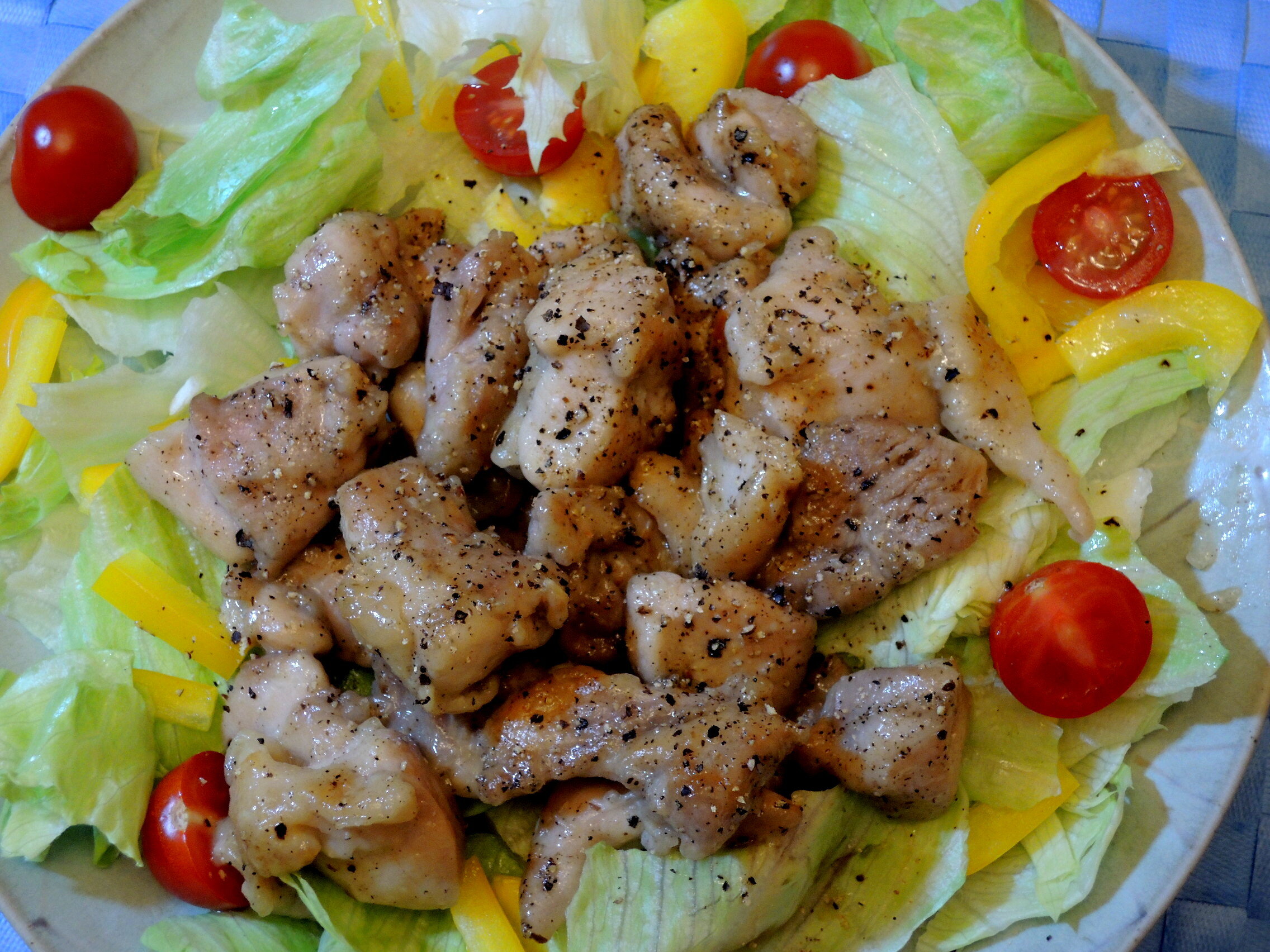 小さく切って焼けば時短簡単 ピリ辛チキンソテー 今夜も 家飲み居酒屋