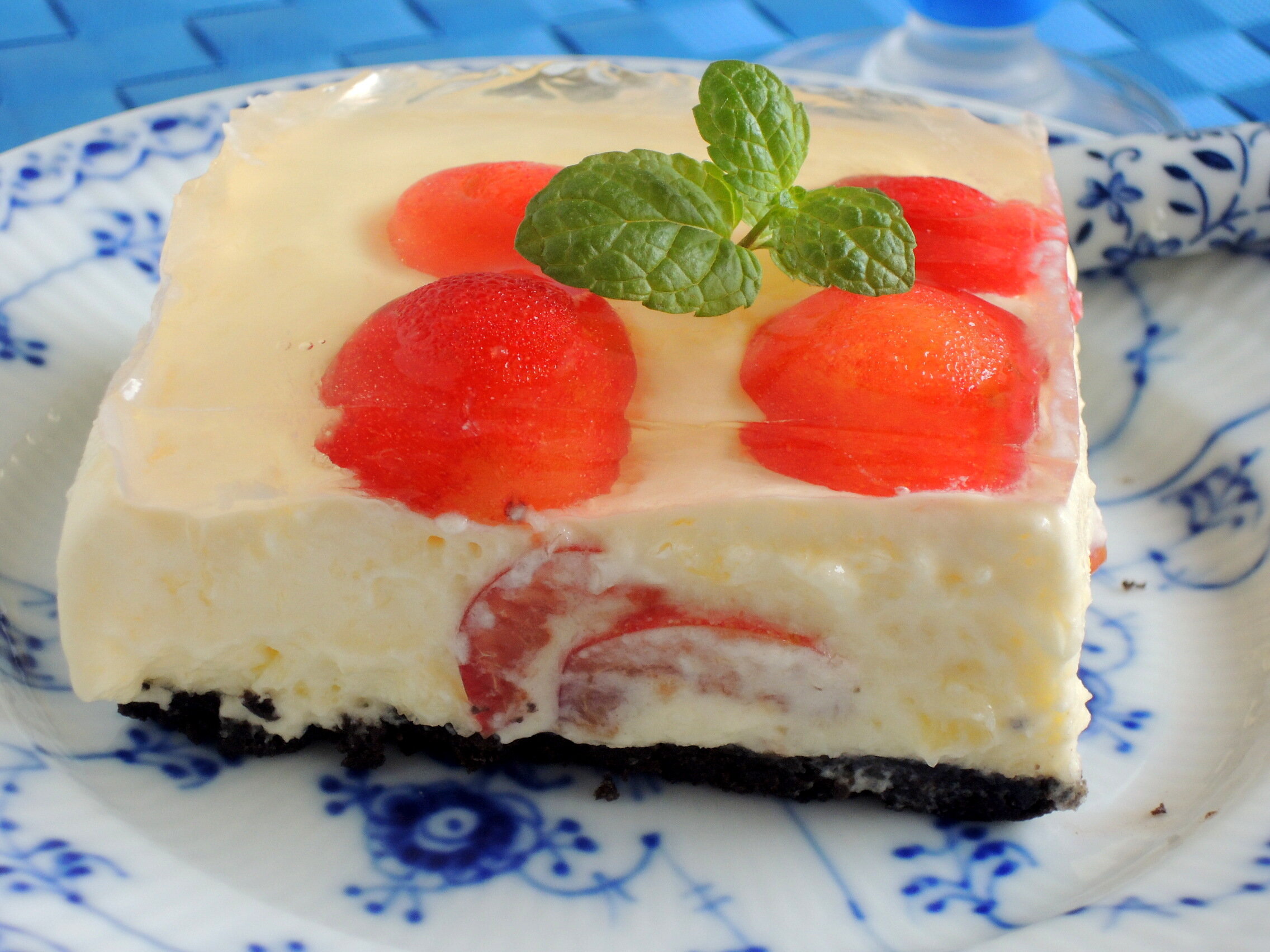 マスカルポーネチーズとさくらんぼで さくらんぼのチーズケーキ 今夜も 家飲み居酒屋 マスカルポーネチーズとさくらんぼで さくらんぼのチーズケーキ 今夜も 家飲み居酒屋