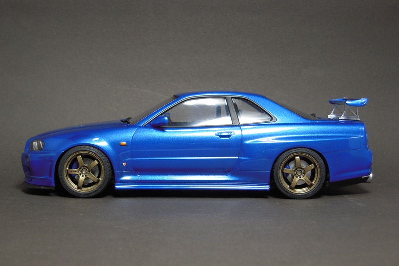 タミヤ R34 GT-R V-spec2 : Go with plan B