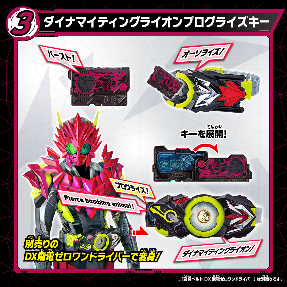 抽選販売】仮面ライダーゼロワン DXゼツメライズキーセット
