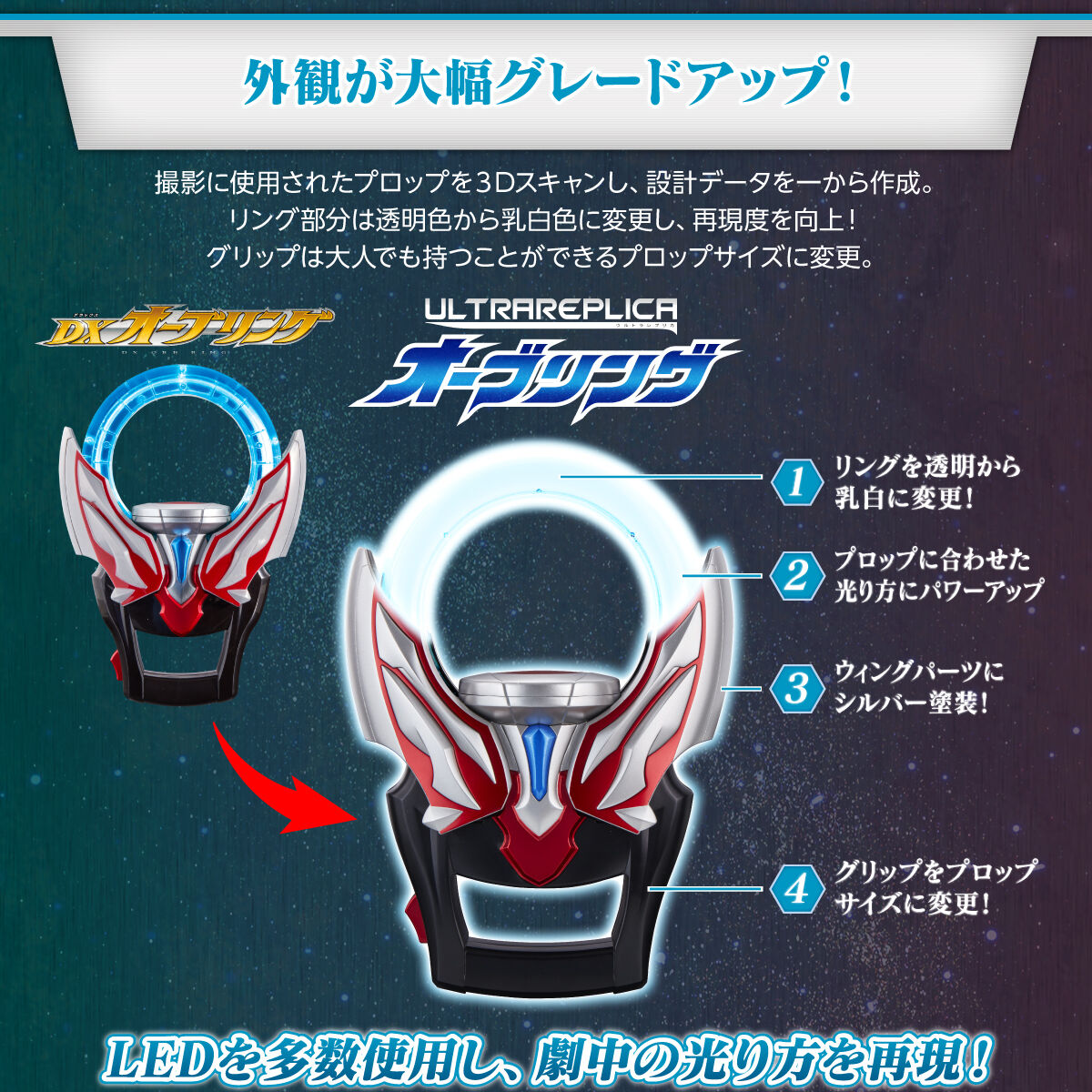 プレバン】ウルトラレプリカ オーブリング : 特撮玩具好きの部屋
