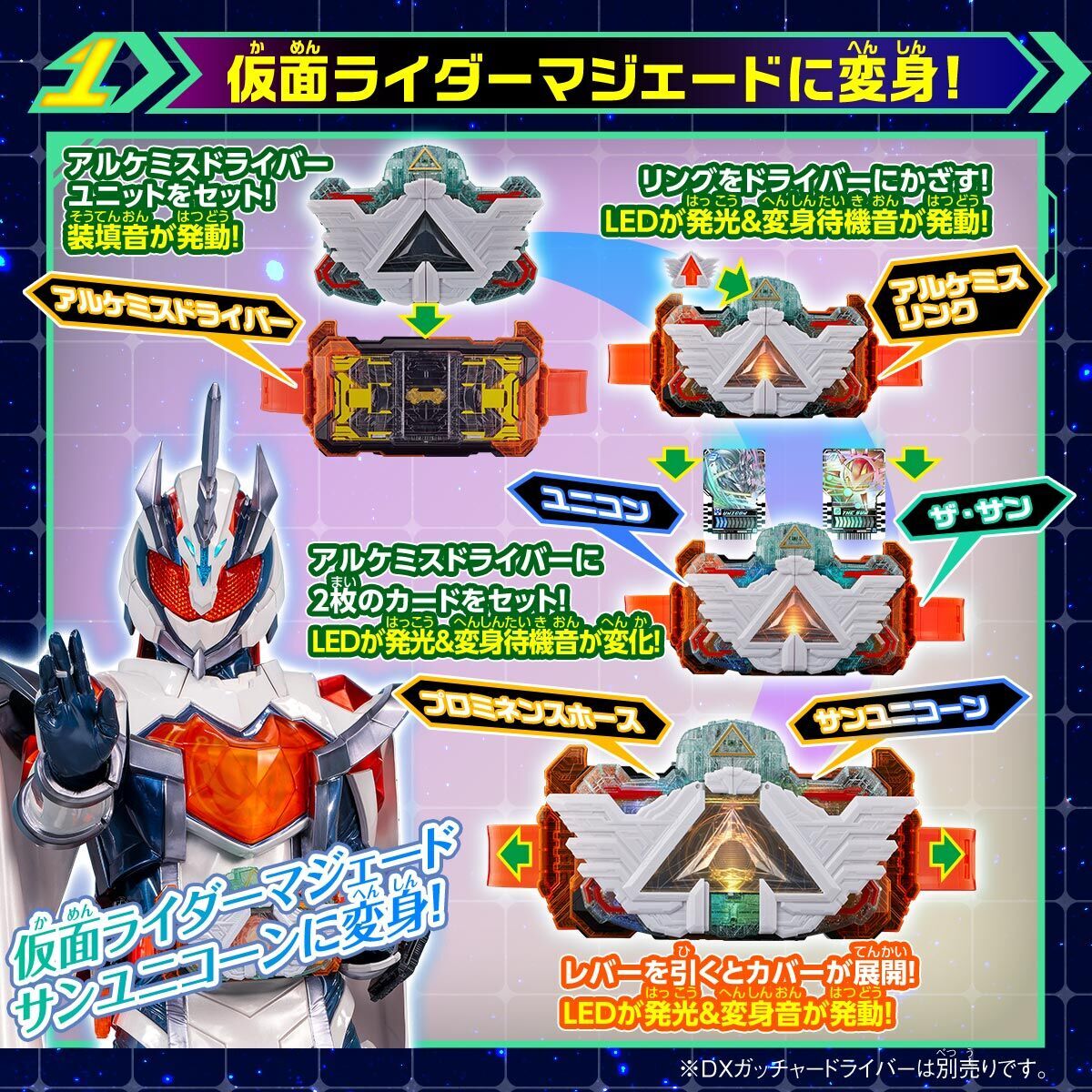 プレバン】DXアルケミスドライバーユニット : 特撮玩具好きの部屋
