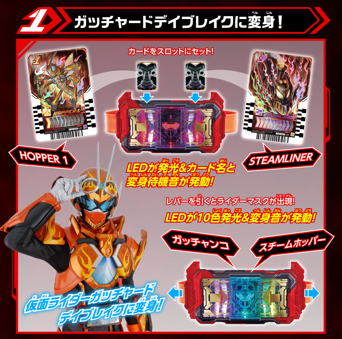 プレバン】DXガッチャードライバーデイブレイクVer. : 特撮玩具好きの部屋