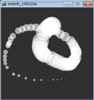 Processing 円並べる, Processing 円 描画 – NNTT