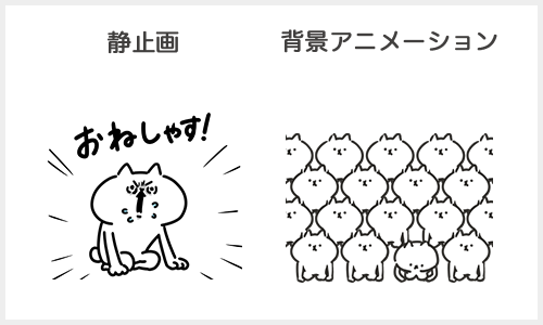 背景が動く エフェクトスタンプ解説 制作アイデア16選 Lineスタンプ公式ブログ 背景が動く エフェクトスタンプ解説 制作アイデア16選 Lineスタンプ公式ブログ