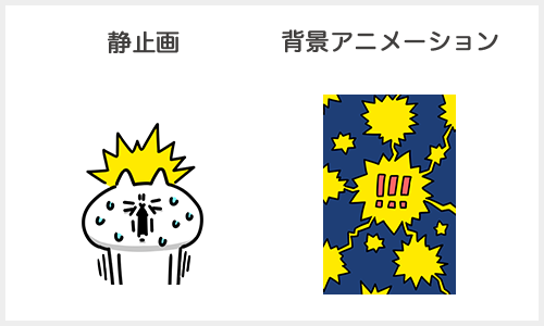 背景が動く エフェクトスタンプ解説 制作アイデア16選 Lineスタンプ公式ブログ 背景が動く エフェクトスタンプ解説 制作アイデア16選 Lineスタンプ公式ブログ