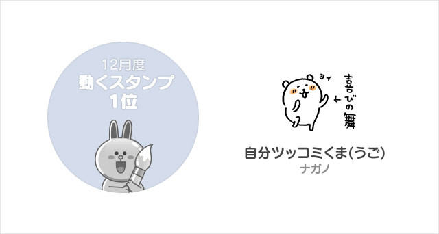12月度MVPが決定！ 自分をツッコミ続けて共感を呼んだくま : LINE