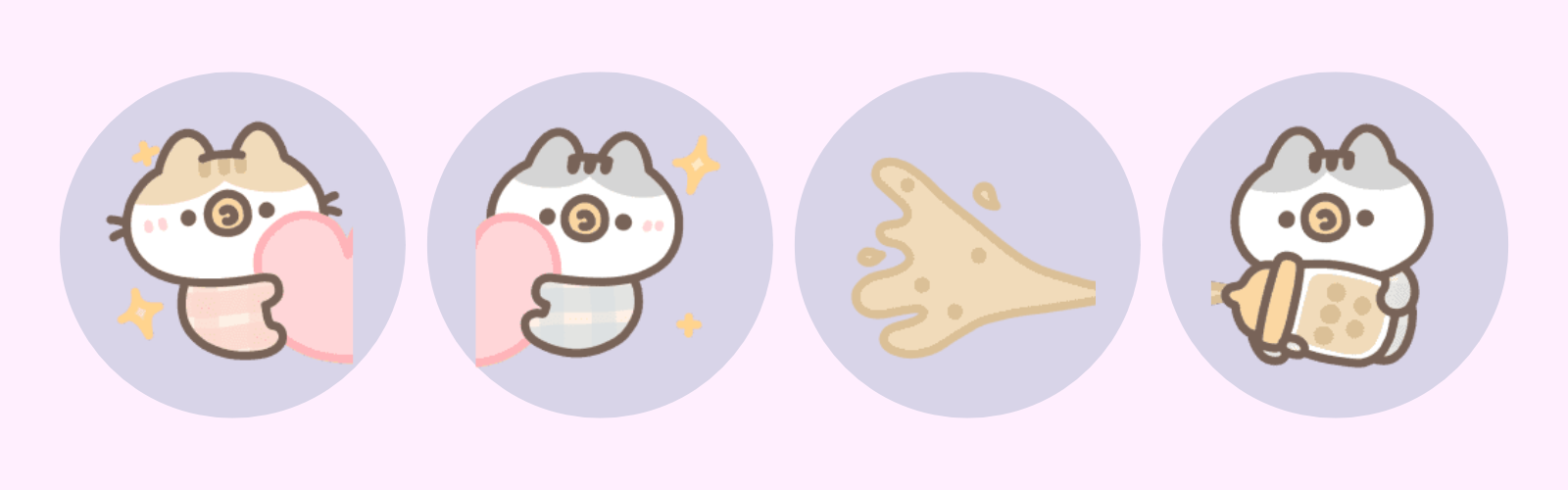 軟爛貓咪寶寶表情貼♡（動態版）