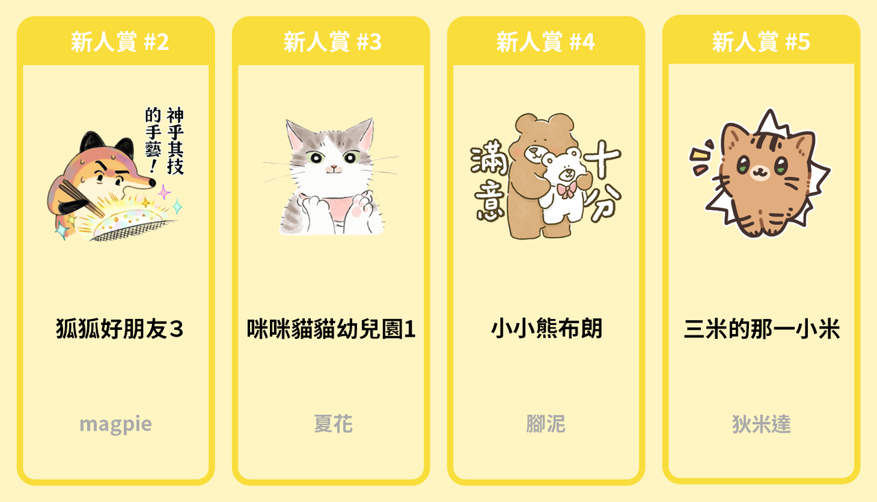 2. 新人賞 2-5
