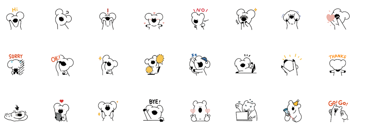 黑田桑 & 小跟班 - 動態表情貼 Ep.3