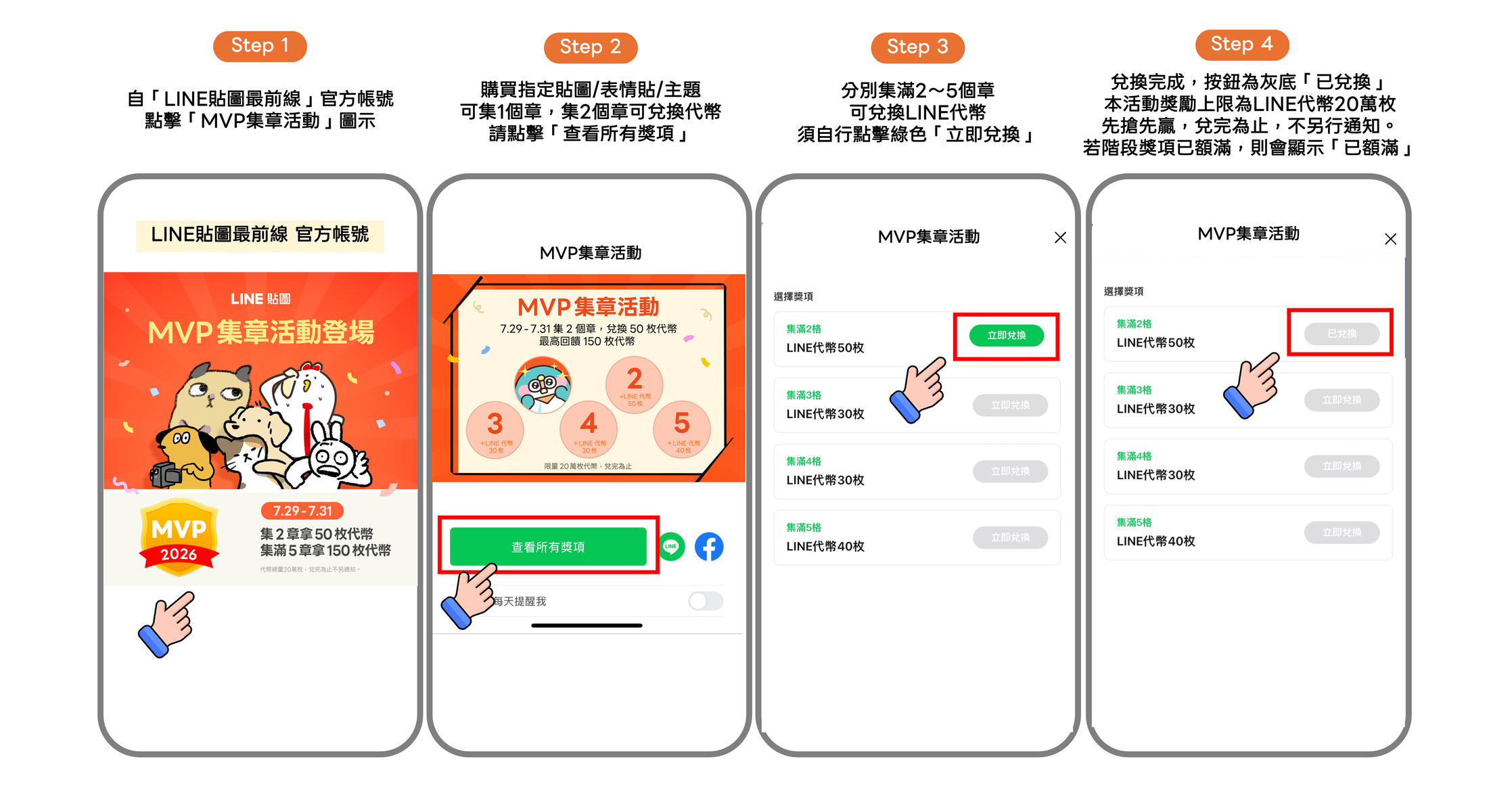 上半年集章卡流程圖